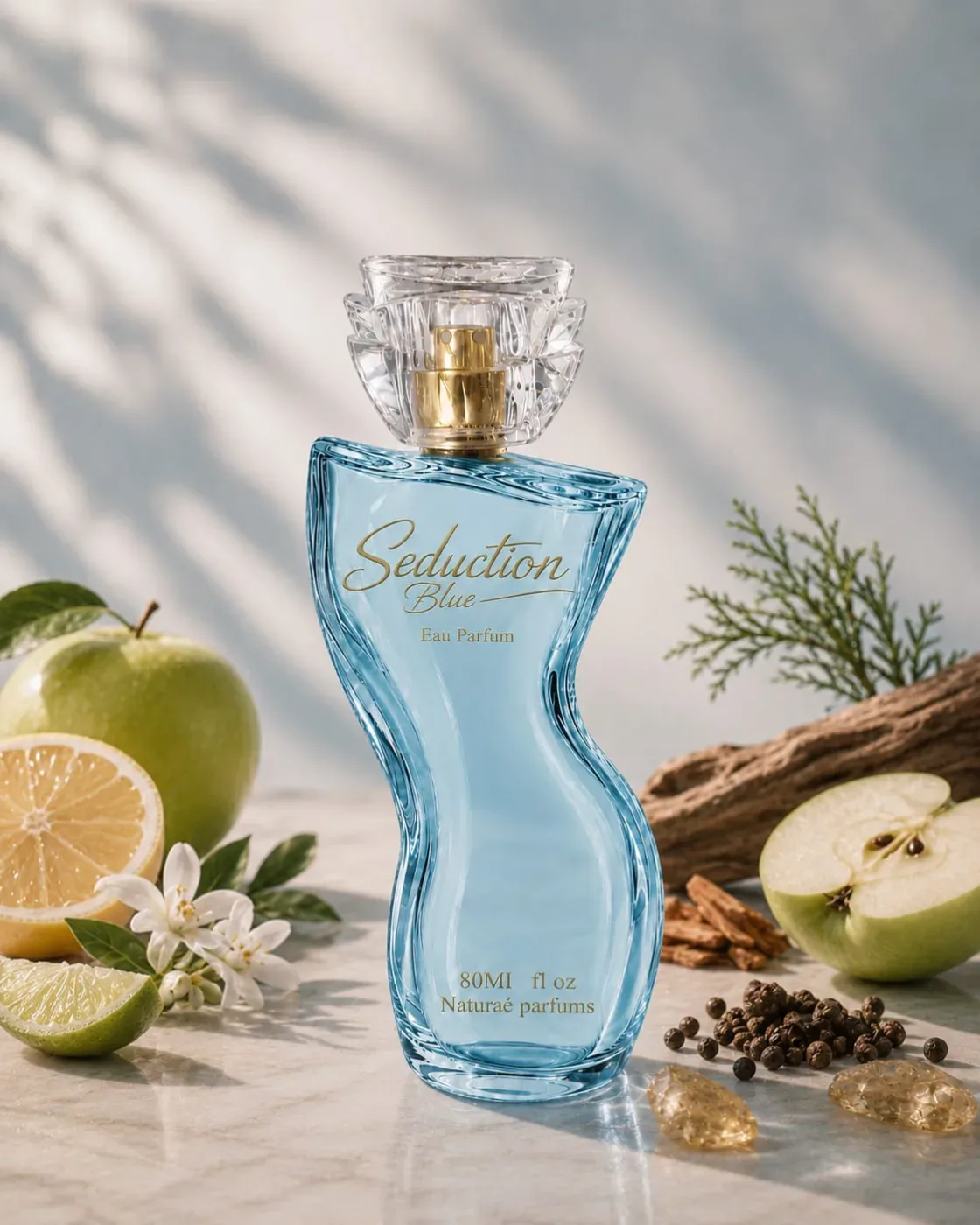 Frasco de Seduction Blue, Eau de Parfum, 80 ml