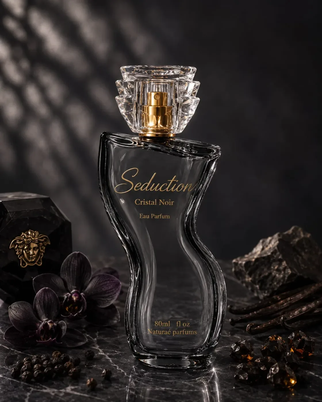 Frasco de Seduction Cristal Noir, Eau de Parfum, 80 ml